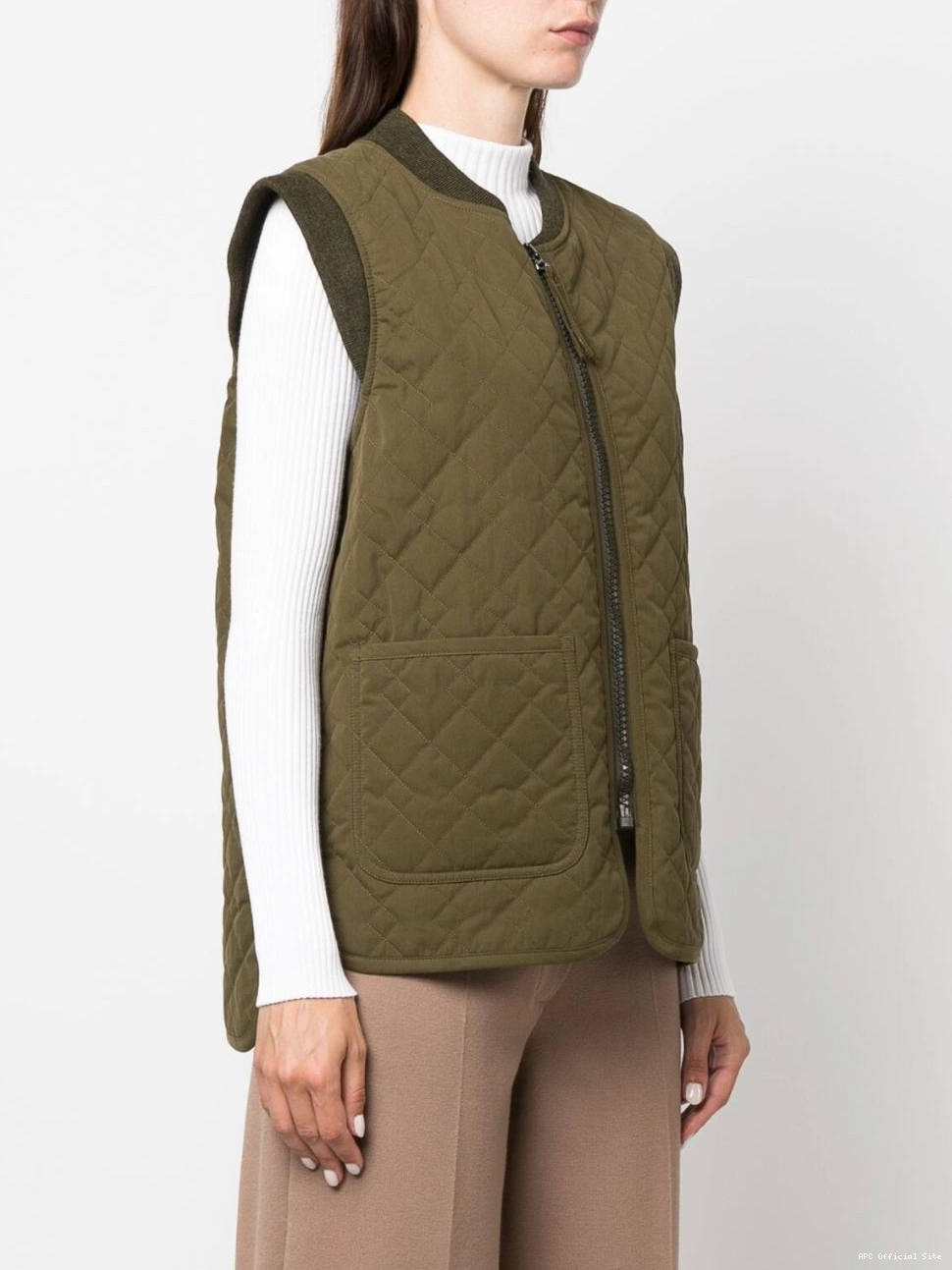 Cheap A.P.C. Women Elea gilet quilted 0502